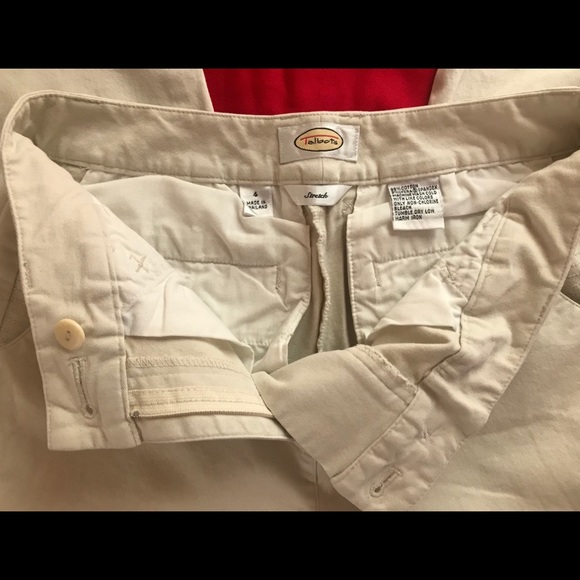| TALBOTS | Cuffed Capris with matching buttons - Picture 2 of 6